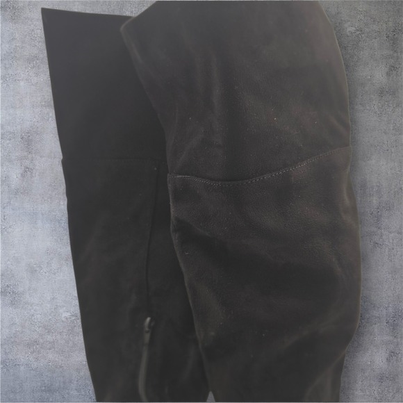 Stylish Black Over the Knee Boots - Picture 13 of 14